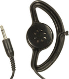 Professional Mono Earpiece with Large Cup Clip and 3.5mm Jack Plug