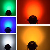LED Slim Par Stage Lighting Kit RGBW Plus Amber and UV