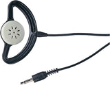 Professional Mono Earpiece with Cup Clip and 3.5mm Jack Plug
