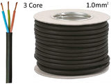 Outdoor Pond Cable Various Thickness 2/3 Core Rubber Flex Sold Per Metre