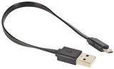 Micro USB Short Sync and Charge Flat Cable 20cm