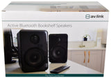 Active Bluetooth Bookshelf Speakers Black or White