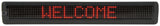 7 x 80 Red LED Moving message display Mk2