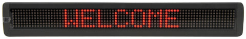 7 x 80 Red LED Moving message display Mk2