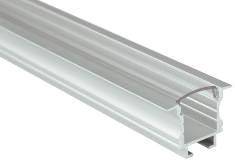 Aluminium LED Clear Profile T Insert 1m