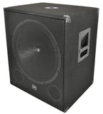 QT18S Bass box 45cm 18 Inch 500 Watt