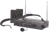 VHF dual neck-band wireless system 174.1 Plus 175.0MHz