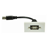 Multi-Media Modular Faceplate - HDMI VGA RJ45 RCA USB Display Port Stereo