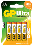 Alkaline Batteries AA 1.5V Packed 4 Blister