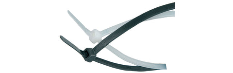 CTN25200 cable ties 2.5 x 200mm white bag of 100