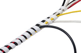 Cable Tidy Spiral Wrap 2.5m White