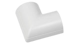 Clip Over white Flat Bend 50x25mm Bag of 5