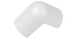 Clip Over white External Bend 50 x 25mm Bag of 5