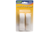 Hook and Loop Tape White 1m x 2