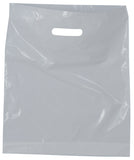White Carrier Bag 380 x 457 x 75mm 15 Inch x 18 Inch x 3 Inch approx 30 microns