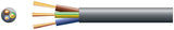 3 core round mains PVC 3 x 16 0.2mm 3A 5.6mm Diameter Black 100m