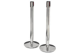 Retractable Crowd Control Barriers Set of 2 Polished
