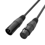 Qtx DMX lighting lead 3 pin XLR plug to 3 pin XLR socket 20.0m
