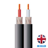 Two Core Figure of 8 Individually Screened Audio Cable Sold by the Metre
