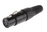 RS PRO Cable Mount 5 Pin XLR Female Connector