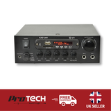 QTX KAD-2BT 55w Digital Stereo Amplifier Bluetooth Tuner USB SD Aux IN Mic Input