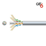 Cat6 U UTP Network Cable Grey  1m - 10m