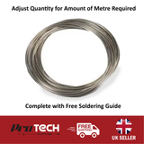 Fine Gauge Soldering Solder Wire Flux Cored DIY Hobbyists Electric Electronics FREE SOLDERING GUIDE